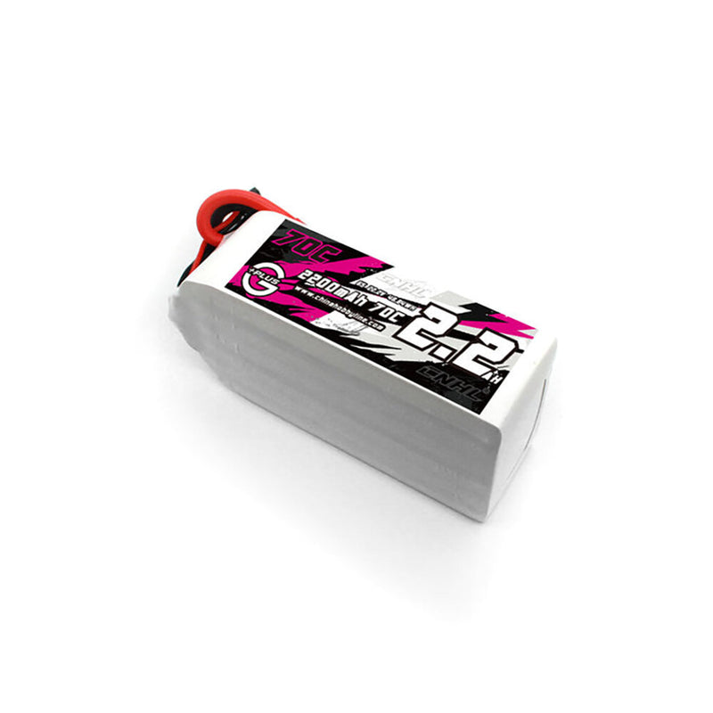 CNHL G+Plus 22.2V 2200mAh 70C 6S LiPo Battery XT60 Plug for Long Range RC Drone FPV Racing