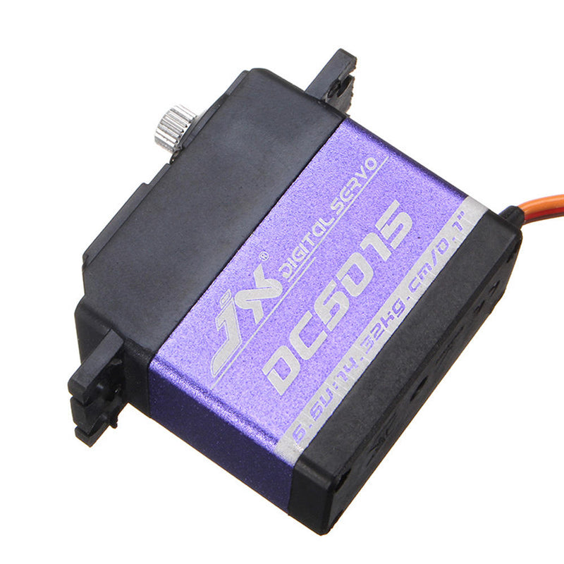 4PCS JX DC6015 14.32KG DC Metal Gear High Torque Standard Angle Digital Servo For RC Model Transmitter Radio