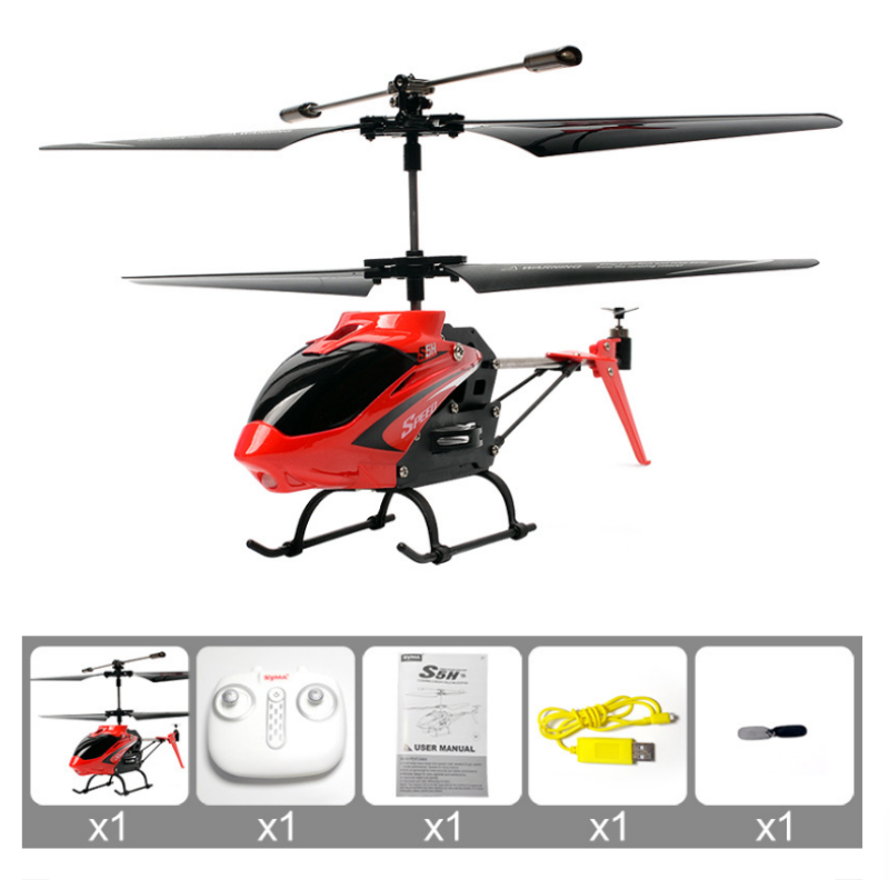 SYMA S5H 2.4Ghz 3CH Hovering One Key Take Off/Landing Alloy RC Helicopter RTF With Gyro