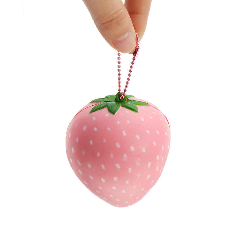 Squishyfun Strawberry Squishy Slow Rising 8CM Squeeze Toy Original Packaging Collection Gift