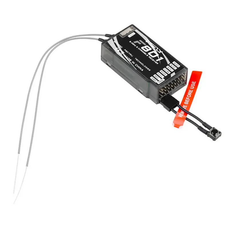 FSFLY F801 2.4GHz 8CH PPM DSM-X/DSM2 Receiver Support Spektrum DX6 DX7 DX8 DSM2 JR Transmitter for RC Helicopters Airplane