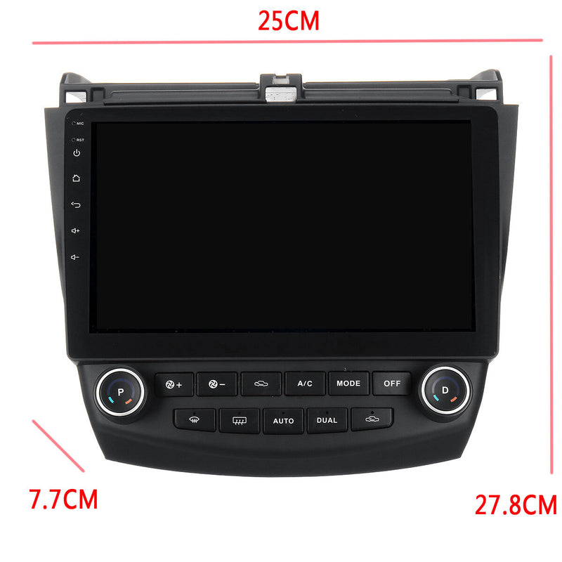 10.1 Inch 2 DIN for Android 8.1 Car Stereo 1+16G Quad Core MP5 Player GPS WIFI FM AM Radio for Honda Accord 2003-2007