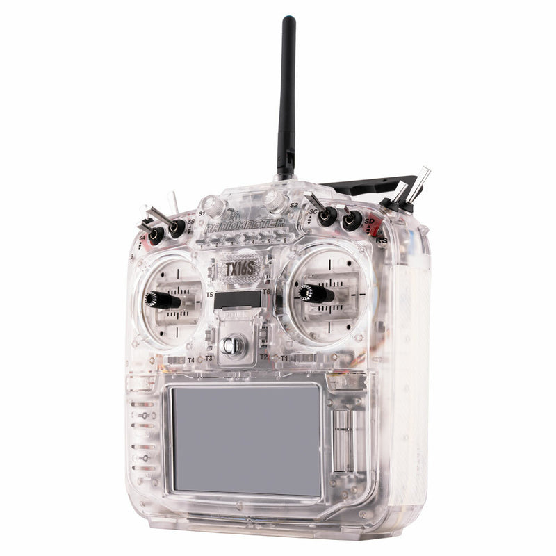 Radiomaster TX16S MKII Radio Transparent Version 2.4GHz 16CH V4.0 Hall Gimbal ELRS RGB Lighting System Support EdgeTX Radio Transmitter for FPV RC Drone