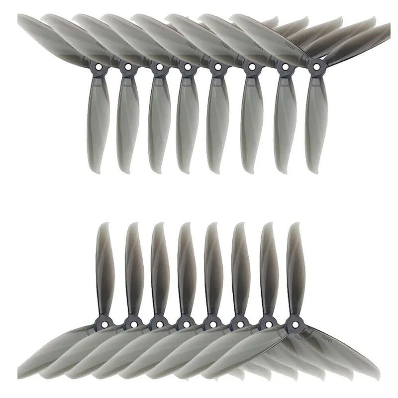 8Pairs 7040 7Inch Tri-blade Propeller for DIY 7 Inch Long Range Freestyle RC Drone FPV Racing