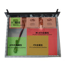 TZT DX-2380L (Aluminum Striped Panel) 2U 380mm IPC Chassis Server Chassis for MATX Motherboards/Hard Drives Installation