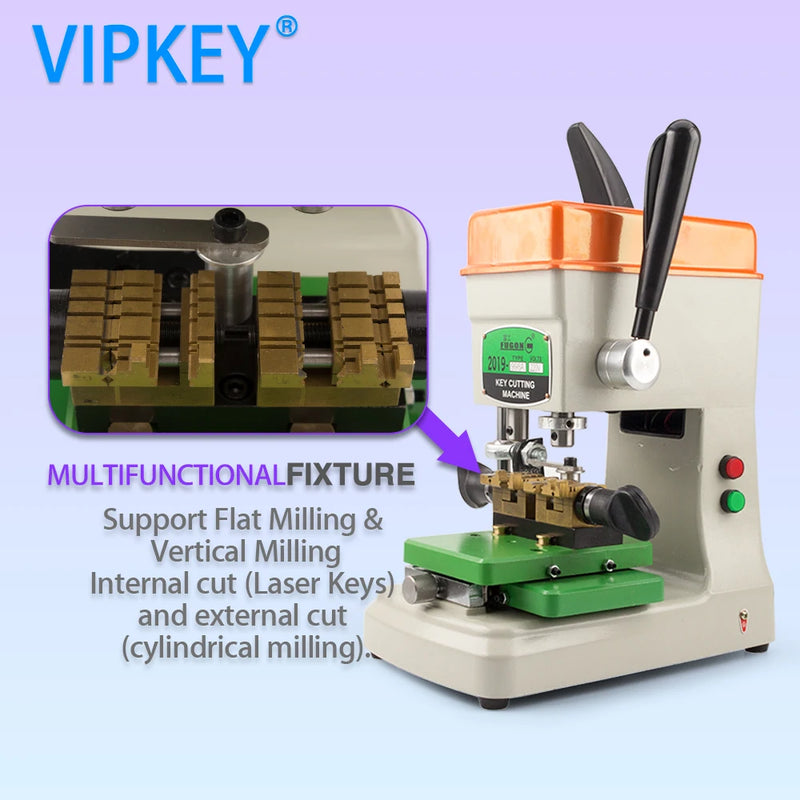 998A high professional universal Portable Flat Vertical key cutting machine  locksmith tools duplicating key copy machine