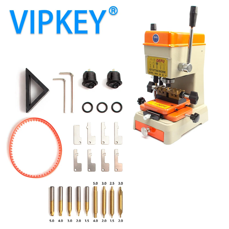 998A universal Portable Flat Vertical key cutting machine lock pick set locksmith tools duplicate key machine