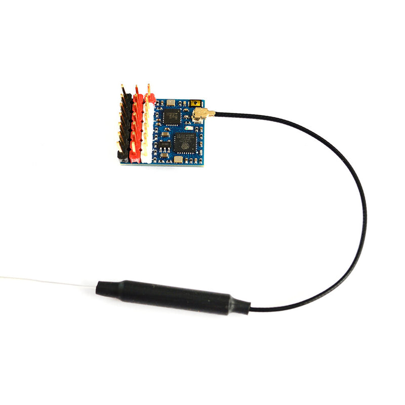 Matek Systems ELRS-R24-P6 R24-P6 ExpressLRS 2.4GHz PWM Receiver With Antenna Support 2~8S VBat Voltage Sense For FPV RC Racing Drone