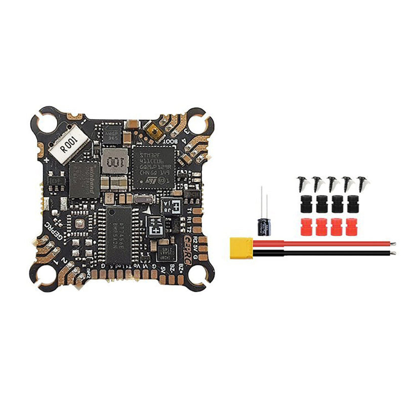 25.5x25.5mm GEPRC TAKER F411 8Bit 12A AIO F4 OSD Flight Controller Built-in 12A 2-4S 4in1 ESC for RC Drone FPV Racing