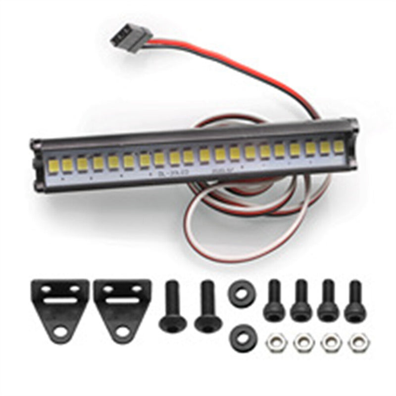 RC Car Part Roof LED Light Bar Lamp 52mm 85mm Searchlight for 1/10 TRX4 TRX6 Axial SCX10 KM RC Crawler Car Parts