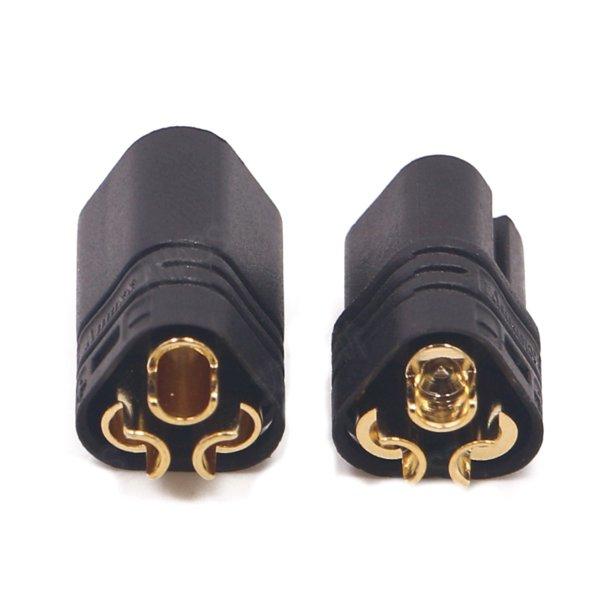 10 Pairs Amass MT60 Three-hole Plug Connector Black Male & Female