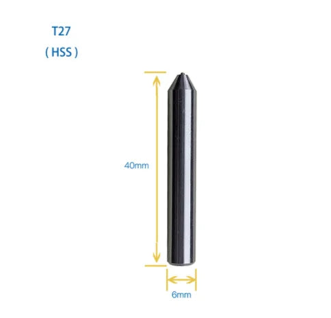 F27W / T27 SILCA Matrix Evo Key Milling Cutter Drill Bit to Cut KESO K2000S Keys Compatible WIth SILCA Matrix Key Copy Machine