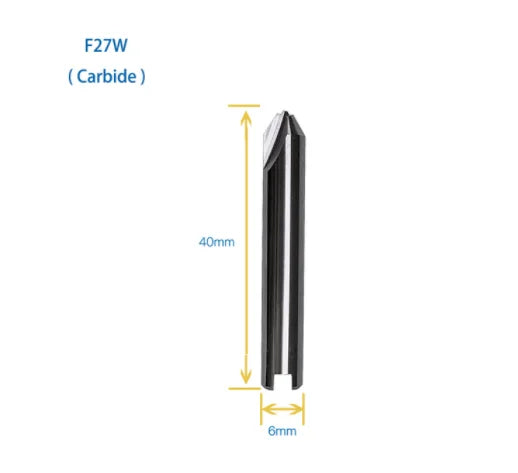 F27W / T27 SILCA Matrix Evo Key Milling Cutter Drill Bit to Cut KESO K2000S Keys Compatible WIth SILCA Matrix Key Copy Machine