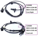 Front Right & Left ABS Speed Sensor For Ford Ranger T64 2.2TD / T65 3.2TD DB39-2C205-BD DB39-2C204-BD 5246888 5246889