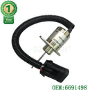 OEM 6691498 1503ES-12A5UC4S 1G925-60011 31143301-406 12V Fuel Shut off Solenoid For Bobcat S130 S150 S160 S175 S185 S205 S450