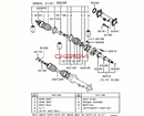 1PCS Repair Kit For Front Axle Shaft Ball Cage Dust Boot For Pajero Montero V31W V33W V43W V63W V73W V75W MR528639 MR528709