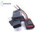 Mass Air Flow MAF Meter Sensor With Connector For Peugeot Boxer Citroen Relay JUMPER 2.2 HDI TD4 D  9657127480 1920KQ AFH70M-54