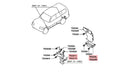 Car Mudflap for Mitsubishi Pajero Montero V73 V77 Fender Mud Guard Flap Splash Mudguard MN117276 MN117275 MN117279 MN117280