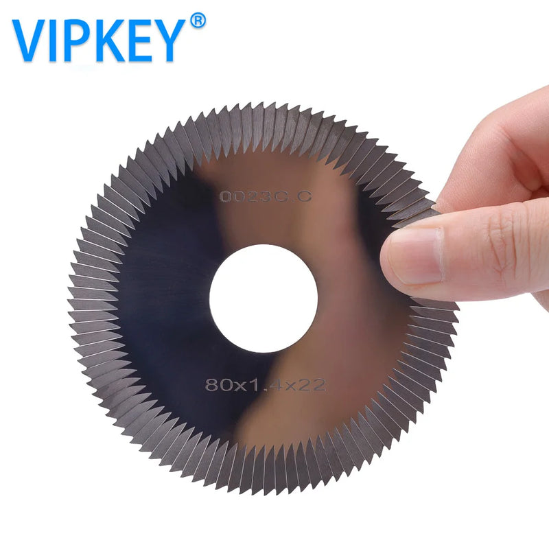 0023C.C Carbide tungsten key cutter 80*1.4*22mm*100T Saw Blade  mini circular blade cutter