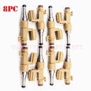 Original set 8pc Sequoia Tundra 5.7 engine fuel injectors 23209-39185 23209-39165 for Toyota 2008-2017 3UR