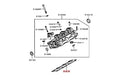 2PCS Cylinder Head Gasket Engine Gasket  For MITSUBISHI Pajero Montero L200 V33W V43W V73W -6G72 3.0L MD320044 MD165614