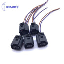 1J0973702 2pin Auto Electrical Plug Pigtail Connector Wire For Skoda Seat VW Audi A4 A6 A8 Q5 Q7 2004 2005 2006 2007 2008 2009