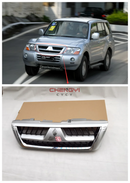 Front Bumper Grille For Mitsubishi PAJERO V73 V75 V77 Bumper Net For Montero Old 2000-2002 Chrome MR387982