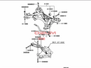 Rear Differential Support Fit For Pajero Montero Shogun V63W V73W V77W V93W V97W V98W MR554289 3517A027 3517A006