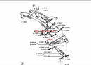 Rear Suspension Assist Link Lever Rear Pull Rod For Mitsubishi Outlander ASX CU4W CU5W CW5W CY4W GA2W MR403485 4117A044 4117A007