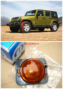 1 Piece Free Bulbs Side Front Fender lamp Turn Signal Light for Wrangler-JK 2007-2015 Halogen Marker Side Lamp Clearance Lights