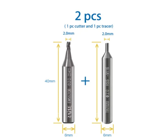 Key Machine Cutter End Milling Cutter For WENXING Q33 DEFU 368A Vertical Key Cutting Machine Key Copy Duplicator Locksmith Tools