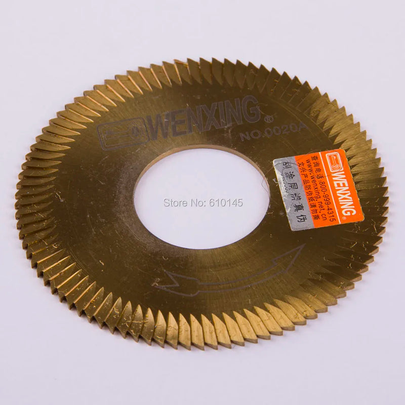 NO:0020A  titanizing  WENXING key cutter blade 70*25.4*1.3mm saw blade