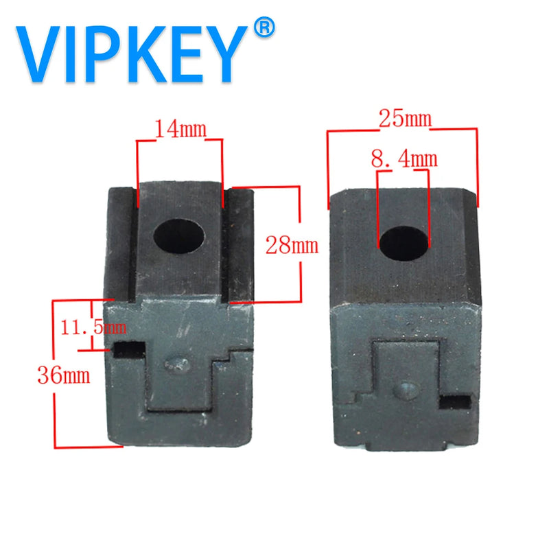 P143 key copy machine chucking tools for T143 old key cutting machine width with 14 mm clamp fixture locksmith tool