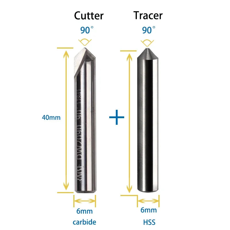 Raise Carbide Dimple Cutter 90° 95° 100° milling cutter for Vertical Key cutting Machine to duplicate key Locksmith Tools