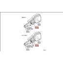 1PCS Electronic Side Mirror Rearview Mirror Fit For Pajero Montero Shogun V67W V73W V77W 7632A556 7632A557 MR624282 7Line