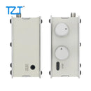 TZT Hifi Audio 50KHz-2GHZ Malachite SDR DSP SDR Receiver Radio 1.10C AM/SSB/NFM/WFM w/ Speaker 3.5" Screen Silver/Black