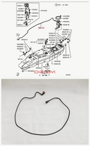 High Pressure Fuel Pipe Fuel Pump Delivery Unit Oil Pipe Fit For Pajero Montero Shogun V93W V95W V97W 1741A375