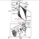 Air Condition Condenser Fan For Pajero Sport Montero KA4T KB5T KG4W KG6W KH4W KH6W KH9W MN123607