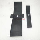 2PCS Gear Shift Panel Dust Cover Shift Lever Panel Trim Strip Rubber For Pajero Montero V93W V97W V98W 8015A066 8015A065