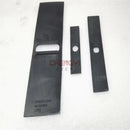 2PCS Gear Shift Panel Dust Cover Shift Lever Panel Trim Strip Rubber For Pajero Montero V93W V97W V98W 8015A066 8015A065