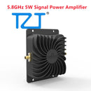 TZT 2.4GHz/5.8G 5W WLAN Bidirectional Signal Power Amplifier AP Engineering Grade Amplifier for WiFi Signal Coverage Enhancement