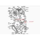 Transfer Case Rear Output Shaft Oil Seal For Pajero Montero KH6W K96W V45W V63W V73W V93W V97W 3231A047 55*42.8*11