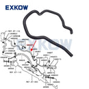P/S Power Steering Oil Return Hose for Mitsubishi Outlander CW4W CW5W Lancer CX4A CY3A CY4A CY5A CY8A 2007-2017 4455A016