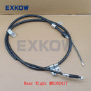 Rear Parking Brake Cable for Mitsubishi L200 Triton KA4T KA5T KB4T KB5T 4D56 4G64 2.4D 2.5D 2005-2015 MN102416 MN102417