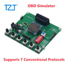 TZT OBD II Simulator OBD2 ECU Simulator with 0.96" 128*64 OLED Screen Supports 7 Conventional Protocols/only for J1939 Protocol