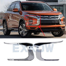 Car Front Bumper Side Garnish Chrome for Mitsubishi Outlander Sport ASX RVR GA1W GA9W 2020- 6407A426 6407A387 6407A420 6407A353