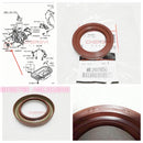 4M40 Engine Oil Seal Crankshaft Front Oil Seal Timing Gear Case For Pajero Montero Shogun Sport KH8W V68W V98W BH5679E ME202850