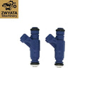 2pcs fuel 0280156208 injector A61M-1202863Fuel injector with pigtail wiring harness for Polaris RZR Sportsman Ranger EFI 700 800