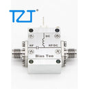 TZT 100kHz-1.0GHz 2A High Current Bias Tee 50ohms 50V RF DC Block with Gold-plated RF-SMA Female to RF/DC-SMA Female Connector
