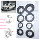 1PCS Shock Absorber Spring Rubber Pad For Pajero Montero Shogun V73W V63W V87W V93W V97W MR448173 MR448174 MR418548 MR418047
